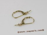 14kmounting001 14K Gold hoop Earring fittings