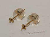 14kmounting009  14K Gold studs Earring fittings