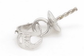 14kmounting013 White 14k gold pendant mountting in wholesale