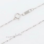 18kchain012 Wholesale 18K White Gold Necklace Chain in 16inch