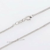 18kchain015 18K White Gold Chain Necklace for Pendant