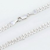 18kchain017 Wholesale 18 Karat White Gold Chain in 18inch