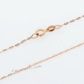 18kchian024 18K Multicolor Gold Chian for Pendant Necklace