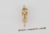 18kmounting008 18K yellow gold diamond pendant mounting