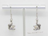 Cpe074 Silver Toned Metal Earring Hook Fashion Jewelry  (ten pairs)