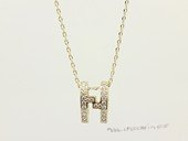 Cpn011 Fashion  zircon pendants necklace in metal mounting(ten pieces)