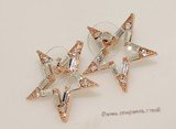FSE009  Embedded Zircon Stones  Stud Earring New Fashion Jewelry