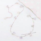 jyf005 18K White Gold Anklet Chain Wholesale