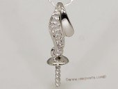 kpm103 18k White Gold Pearl Pendant Mounting