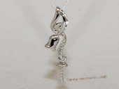 kpm109 18K White Gold Pendant Tail Mounting