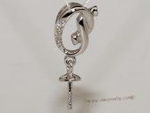 kpm114 18K White Gold& Diamonds Pendant Mounting