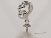 kpm115 18K White Gold& Diamonds Pendant Mounting