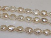 ngs033 10.5-11.5mm  Long Drilled  Baroque nugget pearls strands