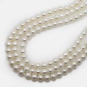 Round4-5 wholesale 4-5mm cultured natural round pearl strands,from AAA+ to A grades