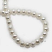 Round5-6 White 5-6mm cultured natural round pearl strands,from AAA+ to A grades
