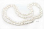 Rpn391 Delicately Hand Strung Baroque Nugget Pearl Rope Necklace