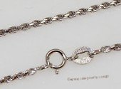 sc071 18inch 925 Sterling silver chain use for pendant