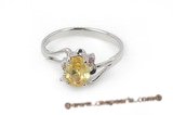 SZR007 Designer Inspired  Love Sterling Silver CZ Ring