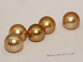 Yssp12-13mm Wholesale 12-13mm AAA grade south sea loose pearl in treatment  golden color