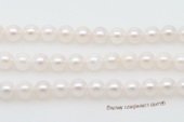 aps5.5-6a1 5.5-6mm A+ White Cultured Akoya Pearl strands 16-inch in length