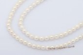 aps5.5-6aa 5.5-6mm AA White Cultured Akoya Pearl strands 16-inch in length