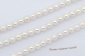 aps5.5-6aaa 5.5-6mm AAA White Cultured Akoya Pearl strands 16-inch in length