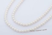 aps6-6.5aaa1 6-6.5mm AAA+ White Cultured Akoya Pearl strands 16-inch in length