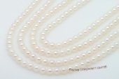 aps6.5-7b 6.5-7mm B grade White Cultured Akoya Pearl strands 16-inch in length
