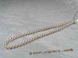 aps6.5-7b 6.5-7mm B grade White Cultured Akoya Pearl strands 16-inch in length