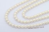 aps8-8.5 Wholesale 8-8.5mm white AA+ to A Grade Cultured akoya pearl strands in 16inch