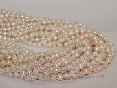 bakp001 6-6.5mm Nature Color baroque Akoya Pearl strands