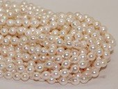 bakp004 7-7.5mm Nature Color baroque Akoya Pearl strands