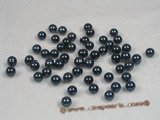 bapl6.5-7aa Black 6.5-7mm AA Grade round chinese akoya loose pearls