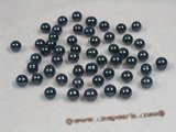 bapl7-7.5aa Black 7-7.5mm AA Grade round chinese akoya loose pearls
