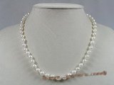 bapn002 Baroque Akoya saltwater cultured pearl necklace