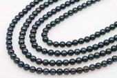 baps5-5.5aa1 16inch 5-5.5mm AA+ grade Black Akoya Pearl strands