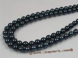baps7-7.5aa1 16inch 7-7.5mm AA+ Grade Black akoya saltwater pearl strands