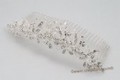 bcj070 Graceful Rhinestone Majesty Bridal comb headpiece