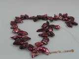 blister008 five strands 10*17mm win red blister freshwater pearls beads
