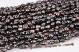 blister041 11-13mm Freshwater Baroque Blister Pearl Strand in Black