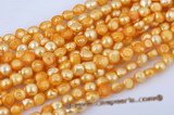 blister046 11-13mm Freshwater Baroque Blister Pearl in Yellow Color