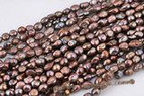 blister048 Dark Brown Freshwater Baroque Blister Pearl,11-13mm