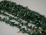 blister1007 Mediumsea green 8-9mm baroque freshwater blister pearl in five strands