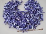 blister1032 Five strand 8-9mm purple freshwater blister pearl factory price wholesale