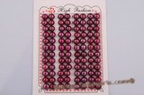 blpb011 wholesale 7.5-8mm AAA grade wine red bread loose pearl