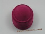 box001 20pcs red oval Velvet trinket pendant boxs