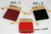 Box047 100pcs Velvet Pouches in Wholesale,Three color