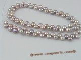 bread03 side-dirlled 6-7mm purple bread loosen pearl strands