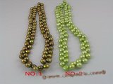 bread05 side-dirlled 7-8mm dye color bread loosen pearl strands