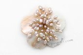 Brooch078 Culster Flower deisger Seed pearl Brooch in wholesale